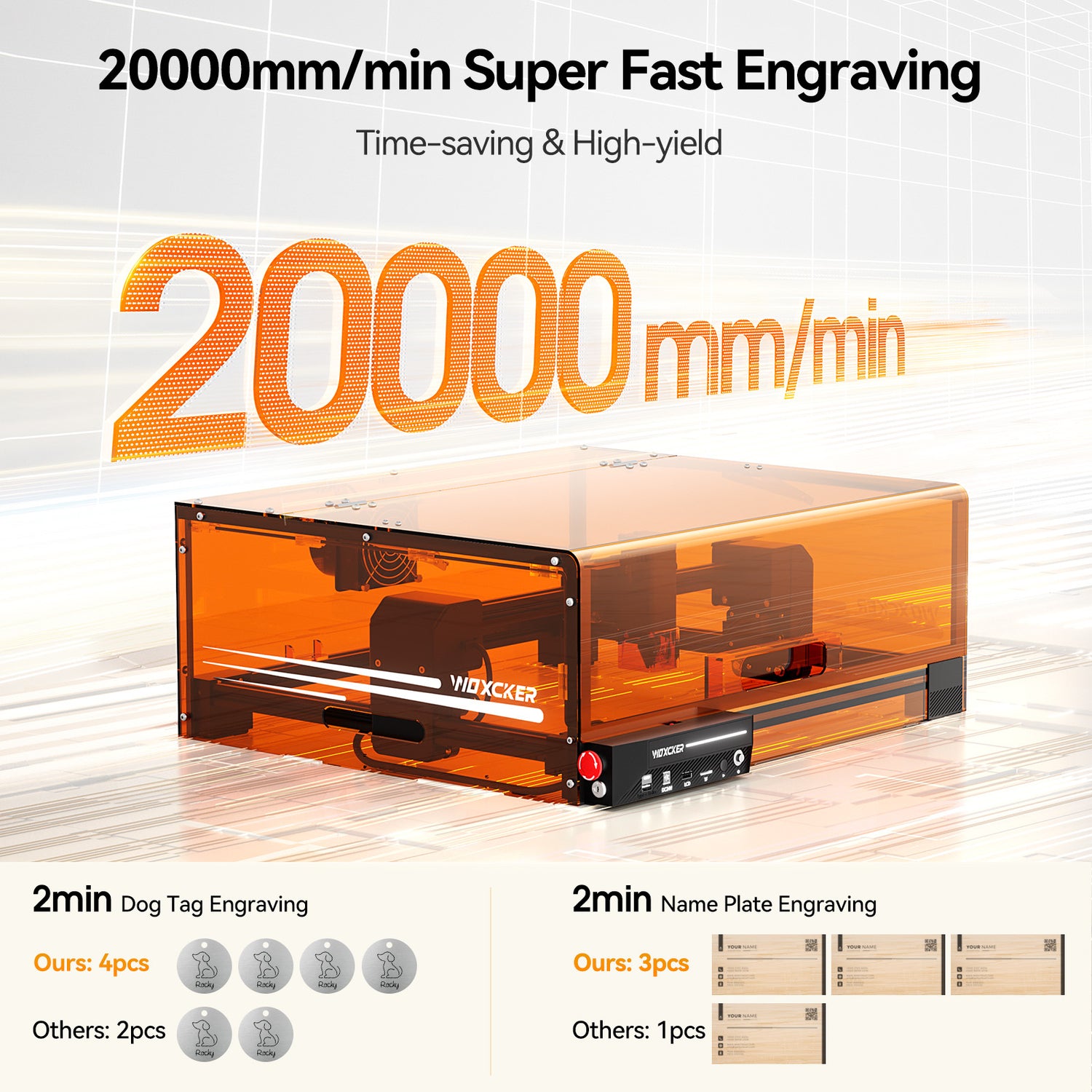 Woxcker L2-MAX 20W Laser Engraver
