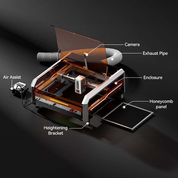 Woxcker L8 MAX 20W  – All-in-One Laser Engraving & Cutting Machine