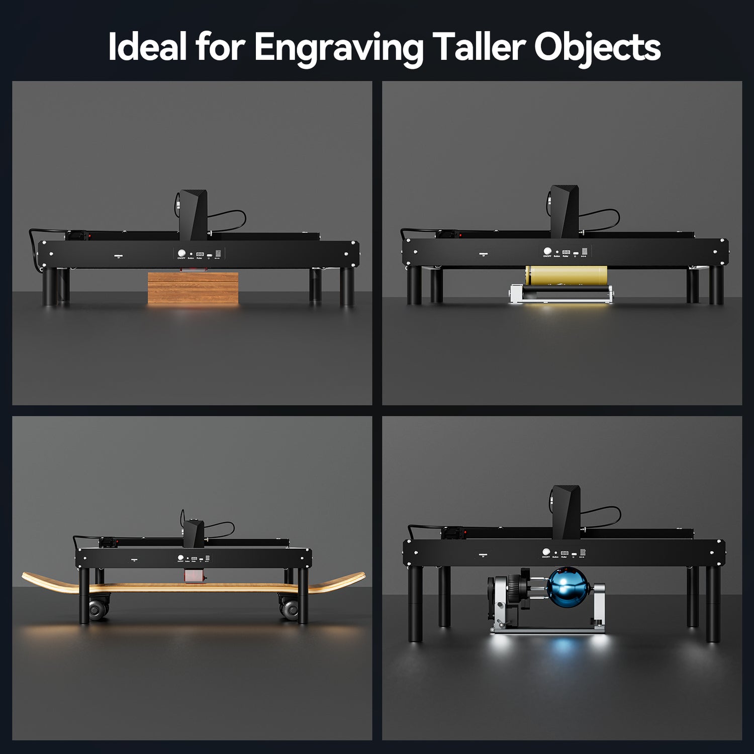 Woxcker Risers for JL7 and L2 Series Engraver  (4 packs)