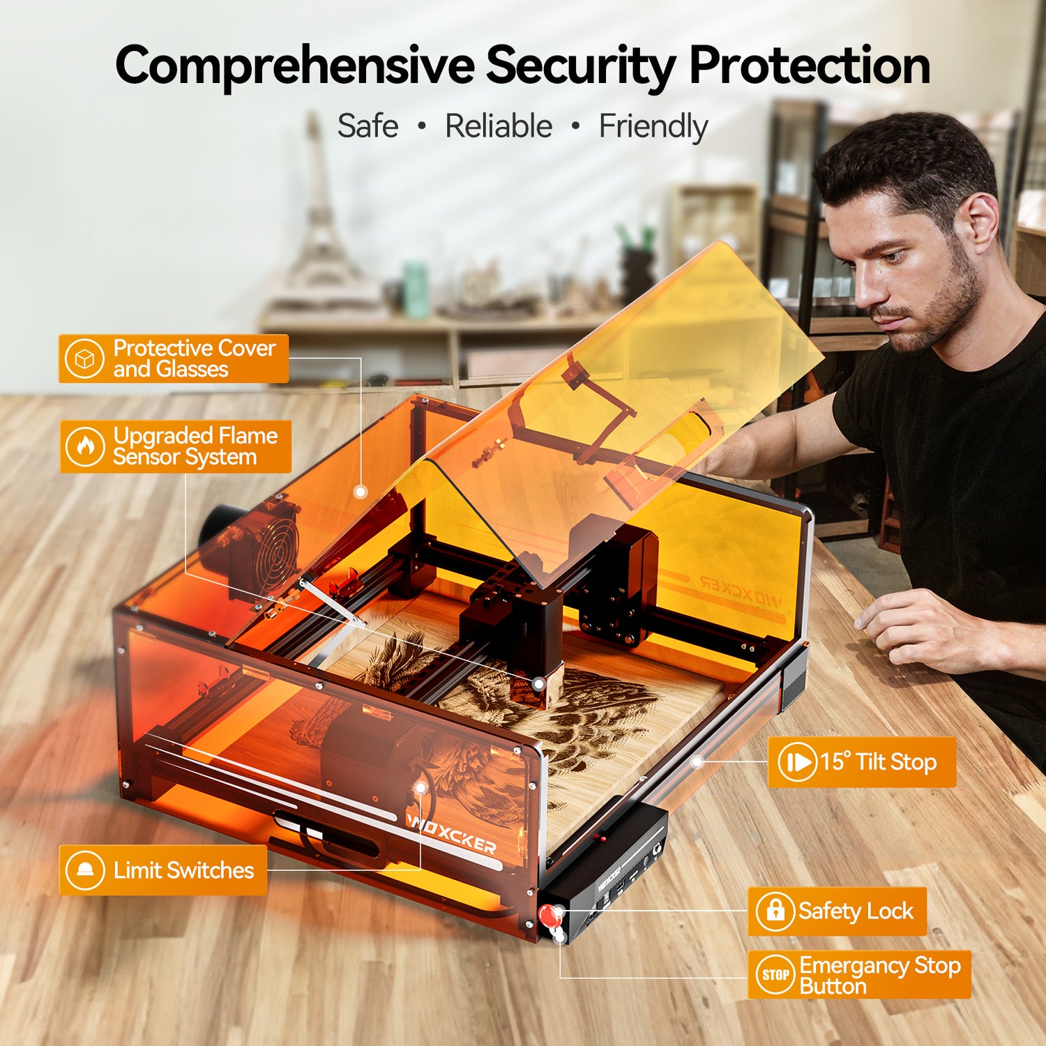 Woxcker L2-MAX 20W Laser Engraver