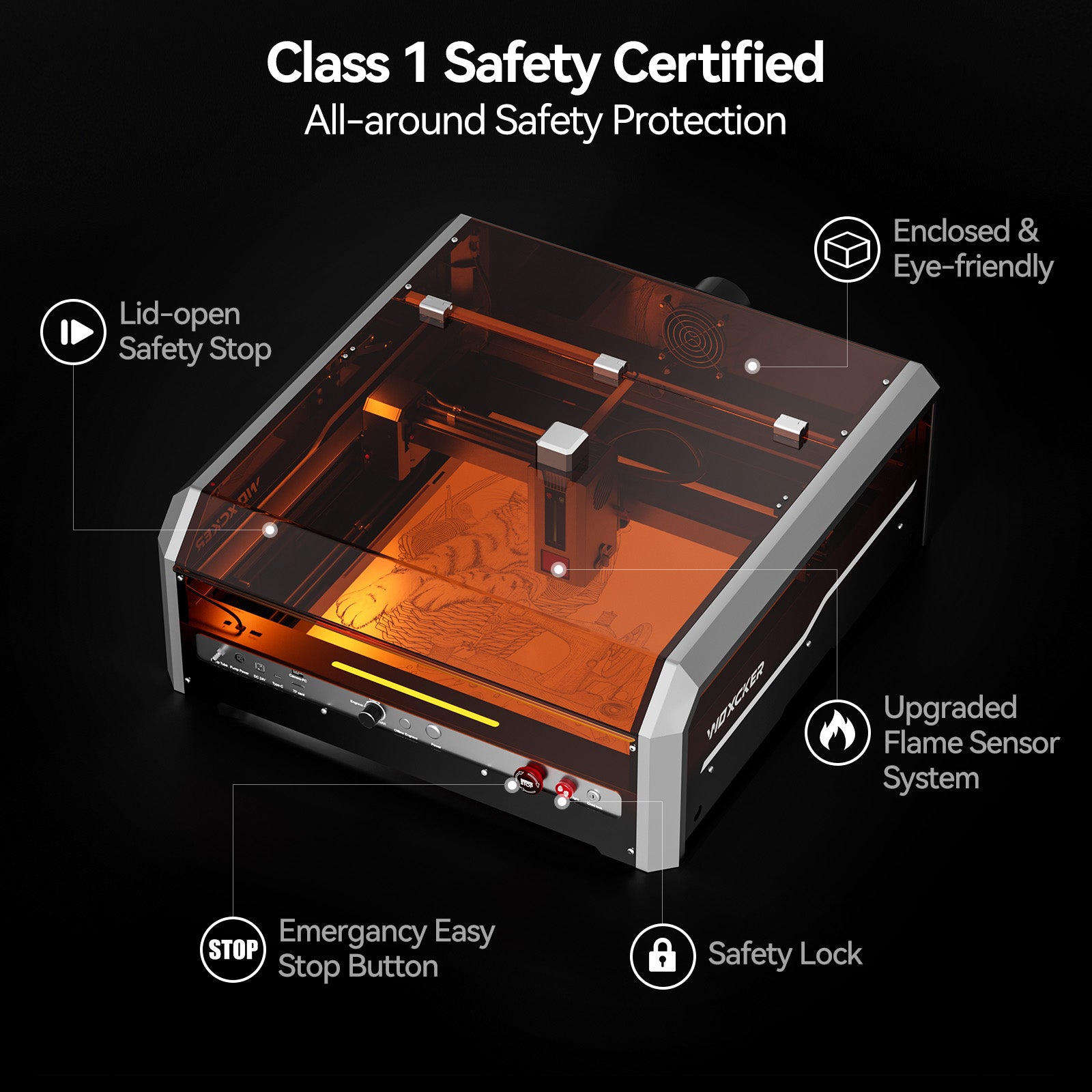 Woxcker L8 MAX 20W  – All-in-One Laser Engraving & Cutting Machine