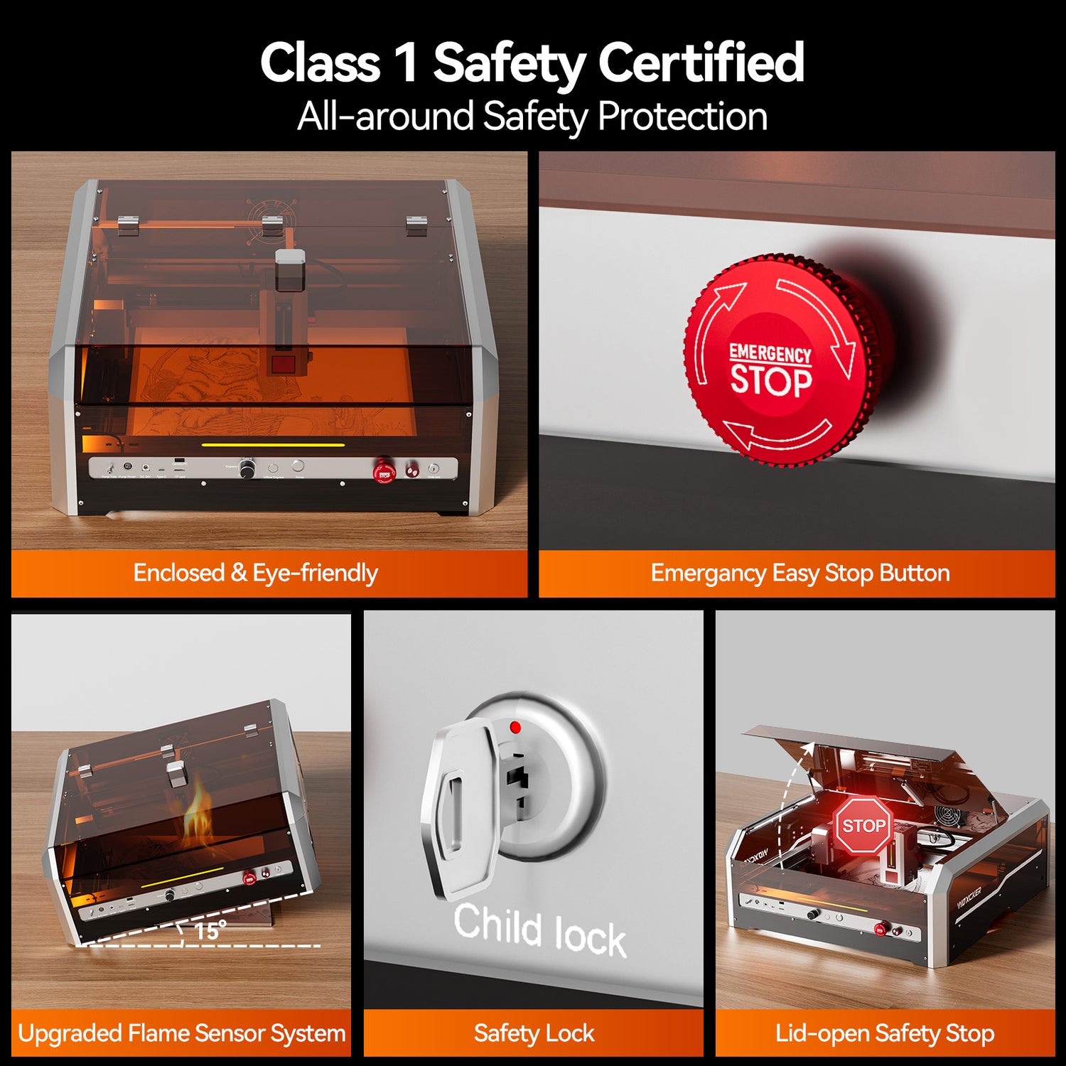 Woxcker L8 MAX 20W  – All-in-One Laser Engraving & Cutting Machine