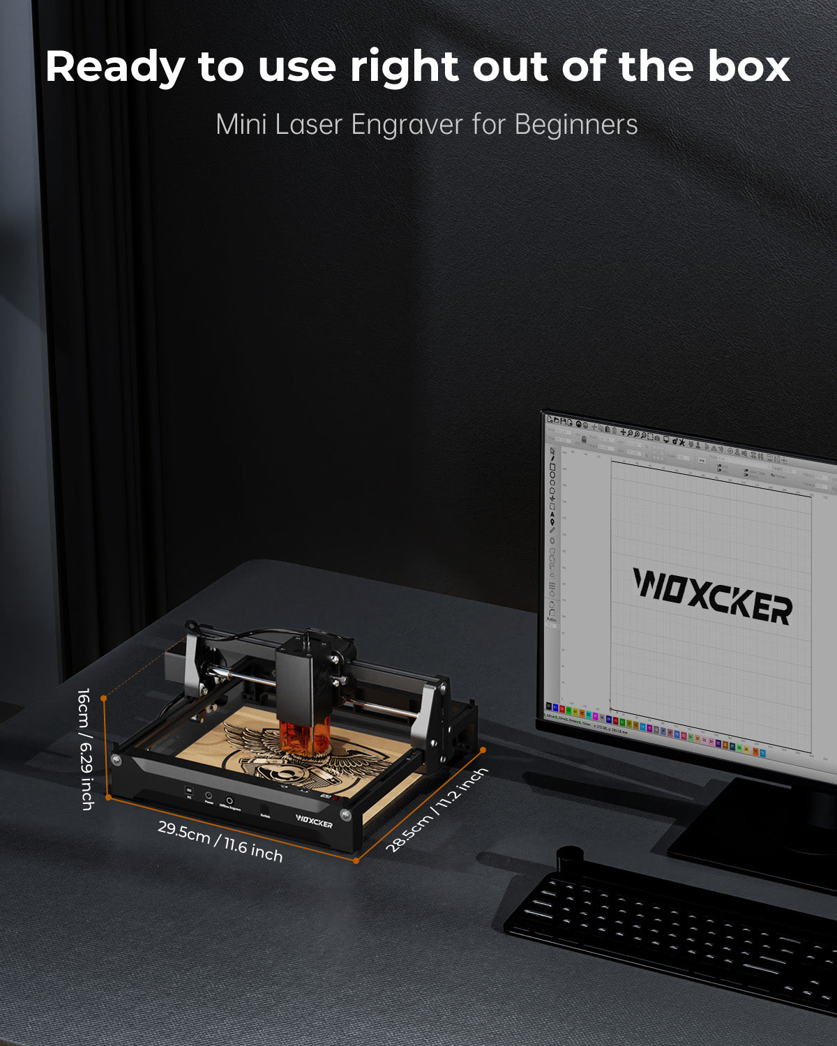 L2 MINI-5W Laser Engraver