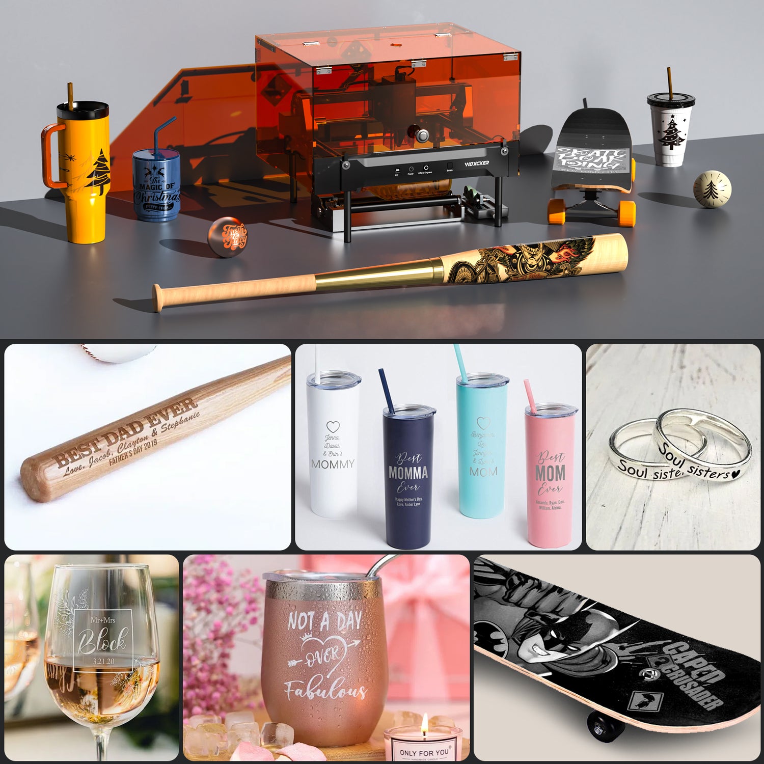 Woxcker Risers for L2 Mini&Flex (4 packs)