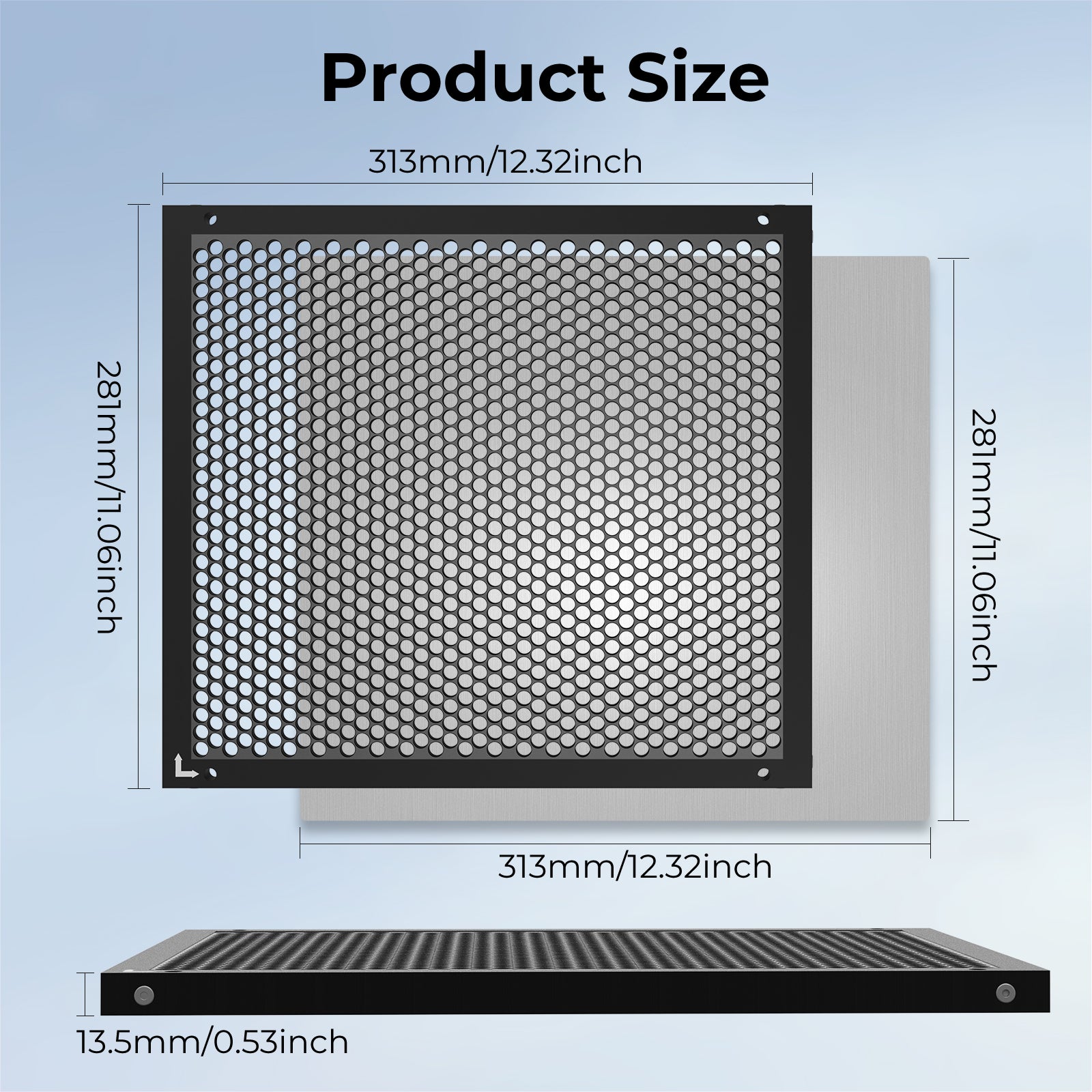 Woxcker Honeycomb Working Panel (L2 Mini/L2 Flex)