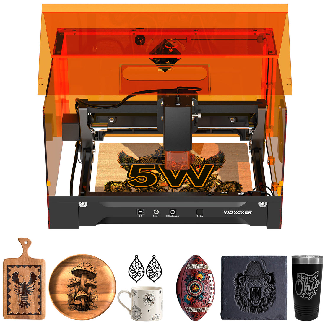 L2 FLEX-5W Laser Engraver