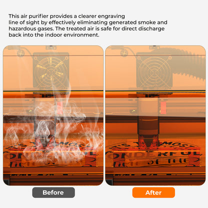 Air Purifier Designed for Woxcker Engraving Machine