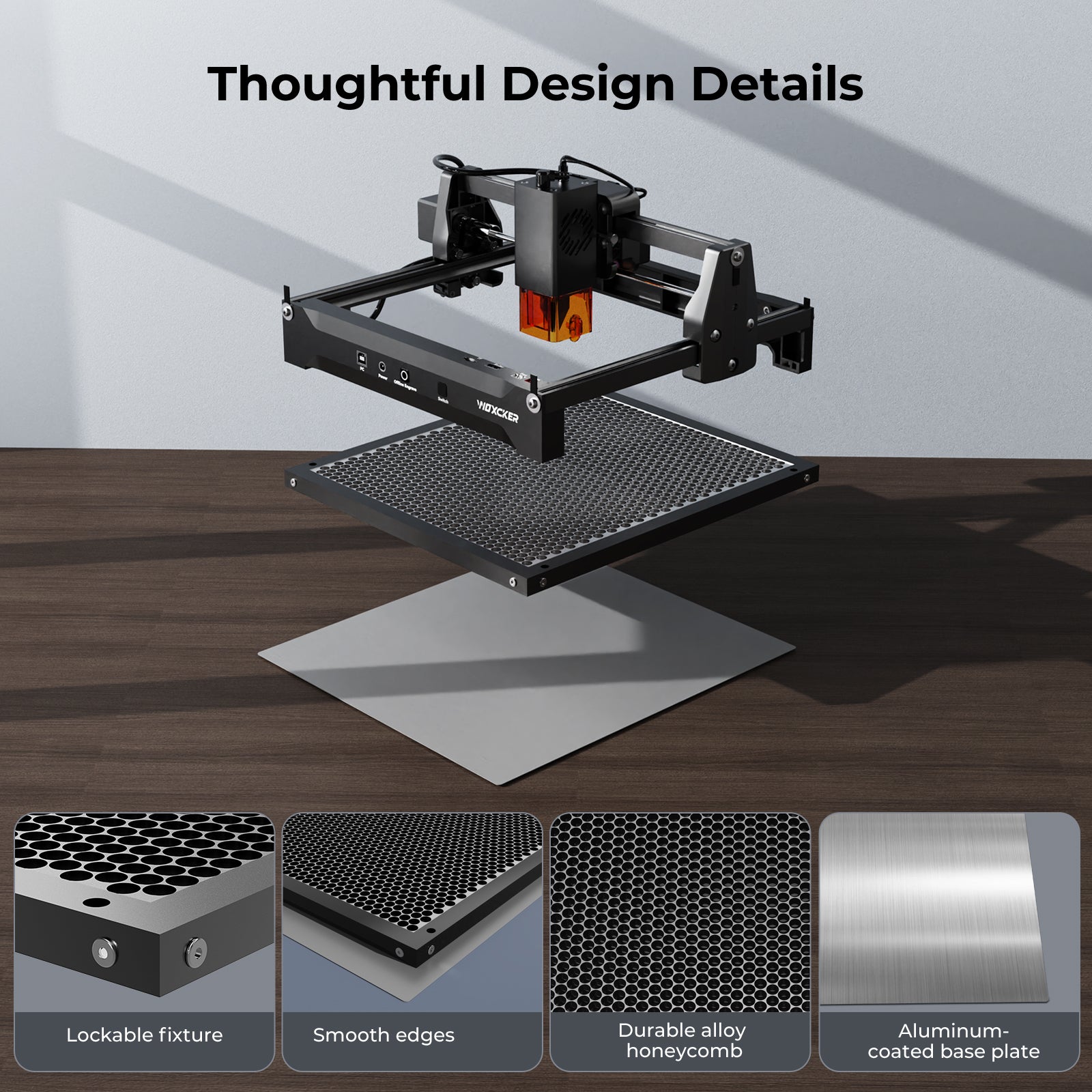 Honeycomb Panel Set for Woxcker L2 MINI / FLEX laser engraving machine