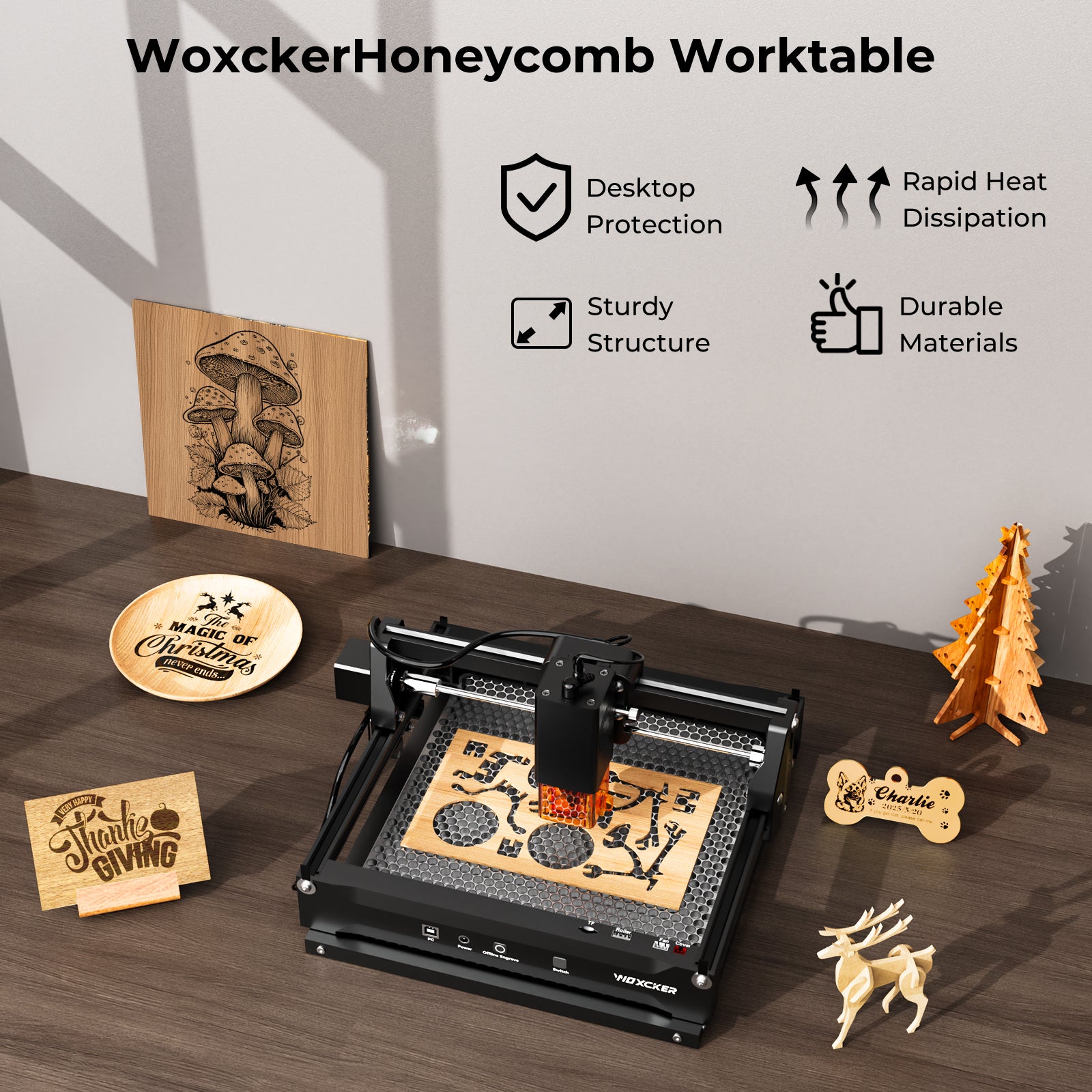 Woxcker Honeycomb Working Panel (L2 Mini/L2 Flex)